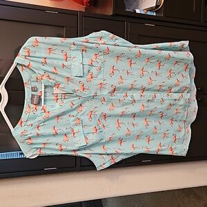 Brand New With Tags! Flamingo blouse